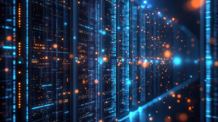 Obraz premium Data Stream