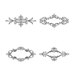 set of vintage frames