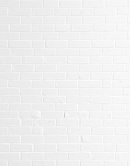 Fototapeta premium Clean, seamless texture of white painted brick wall , brick, modern, blank