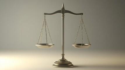 Justice scales balance law courtroom