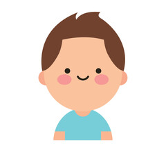 Charming Kawaii Style Male Avatar Icon