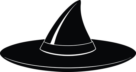 black hat isolated on white