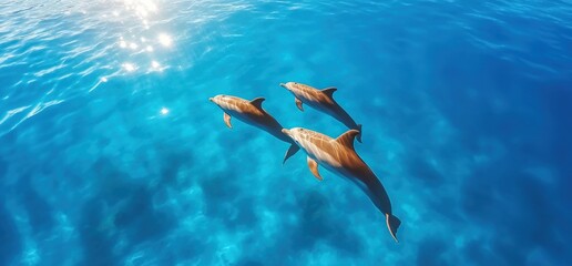 Otter swimming in water