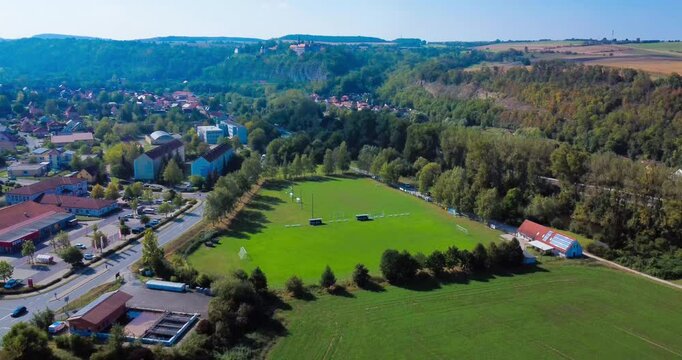 September 20, 2024, Jena-Dornburger town view in Germany