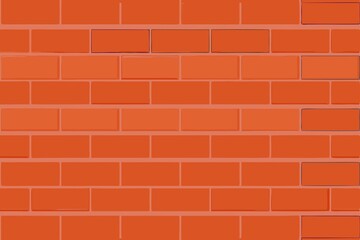 Obraz premium red brick wall background