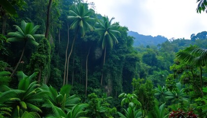 Lush Rainforest Canopy