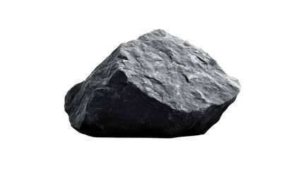 Rock isolated, geological specimen, texture detail, stone isolated, cut out transparent