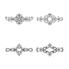 vector set of decorative elements