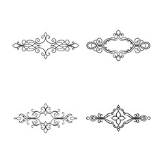 vector set of decorative elements
