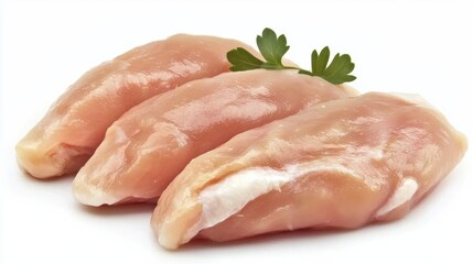Cooking fresh chicken breasts kitchen food photography clean environment top view culinary inspiration