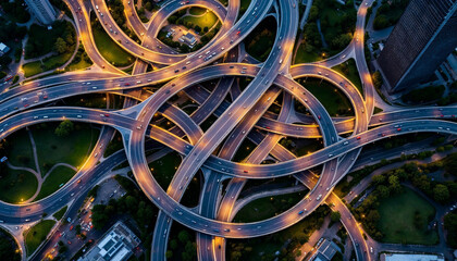 beautilful way street in the central city