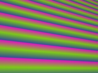 Abstract background with diagonal stripes in vibrant shades of pink, green, and blue.  A dynamic and energetic design.
