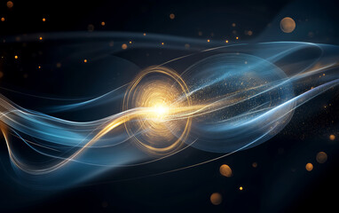 Abstract future technology business context