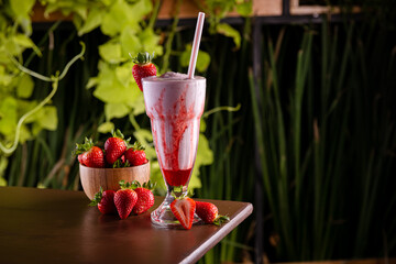 strawberry milkshake