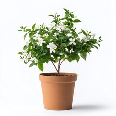 Blooming White Flower Plant