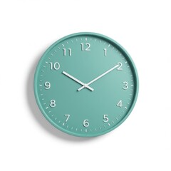 clock on a white background