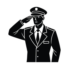 vector illustration of a security Gard 