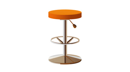 Adjustable Bar Stool with Footrest and Swivel Base  Modern Design for Home or Office Use