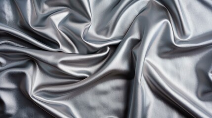 Fototapeta premium Unique visual of shrinking aluminum foil captures the dynamic process of cooling and contracting metal.