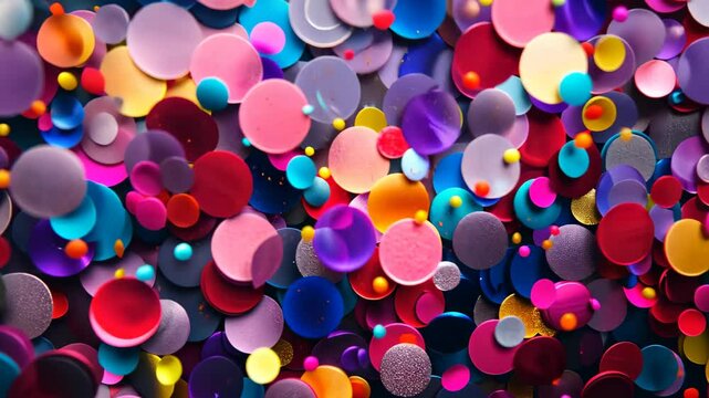 Elevate your design with a trendy pattern of colorful sprinkles. Ai Generated