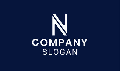 Modern N letter logo design, letter n logo for business, N letter vector logo 