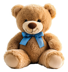 Obraz premium Cuddly bear toy cozy room product warm atmosphere isolated on transparent background