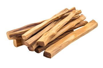 Sandalwood Sticks Isolated on Transparent Background. for natural fragrance