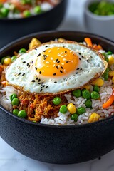 Rice Bowl with Egg & Veggies