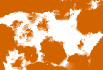 fire flames watercolor brush effect isolated on transparent background 