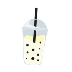 Illustrasion of a bubble tea drink