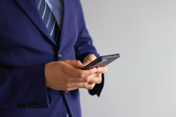 businessman-with-his-phone