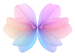 Fototapeta premium Abstract Symmetrical Floral Design with Soft Colors