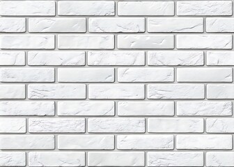 White Brick Wall Texture Seamless Background Image for Design Projects and Presentations