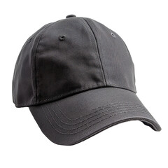 A casual baseball cap with a logo isolated on transparent background