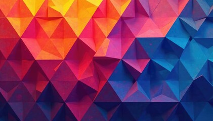 Fototapeta premium Geometric shapes interlock, forming a continuous pattern , tileable, texture, dark