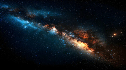 Stunning View Of A Galaxy In Deep Space