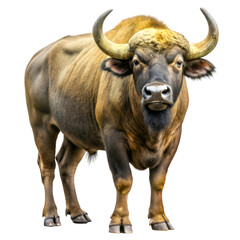 buffalo isolated on white