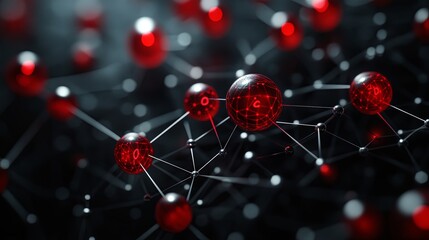 Complex futuristic network showcasing mathematical expressions and equations representing concepts of AI assistant, machine learning, and neural networks in a detailed 3D render