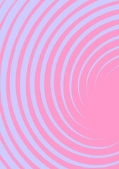 The background image is in pink tones, using shapes to arrange. Composition with gradation used for graphics