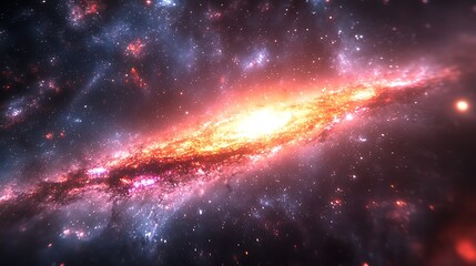 Cosmic Nebula, Space Galaxy, Colorful