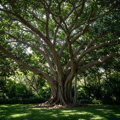 Fototapeta premium Beautiful tree in the garden
