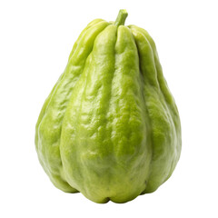 green cabbage isolated on white background