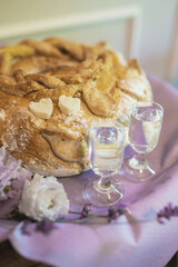 Loaf of Bread – Traditional Polish Wedding Welcome with Decorated Bread and Salt