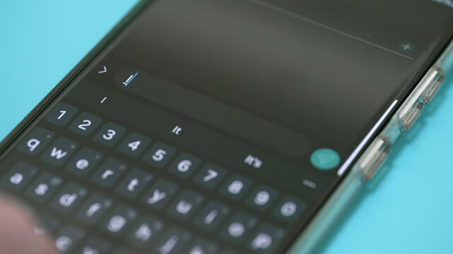 I am not OK, Text message, typing texting mobile phone