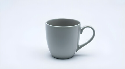 Obraz premium White ceramic coffee cup isolated on a white background