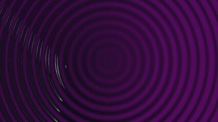 Abstract concentric circles in deep purple