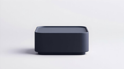 Fototapeta premium Modern Square Coffee Table In Dark Gray