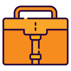 Suitcase Filled Icon