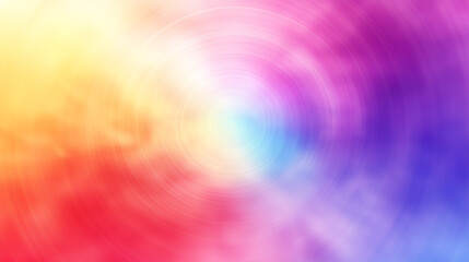 Naklejka premium Vibrant Swirling Rainbow Colors Abstract Background