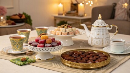 christmas cookies and cup of tea